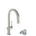 Hansgrohe Aqittura M91 FilterSystem 210, Ausziehauslauf, 1jet Edelstahl Finish