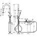 Hansgrohe Aqittura M91 FilterSystem 210, Ausziehauslauf, 1jet Mattschwarz