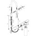 Hansgrohe Aqittura M91 FilterSystem 210, Ausziehauslauf, 1jet Mattschwarz