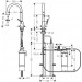 Hansgrohe Aqittura M91 FilterSystem 210, Ausziehauslauf, 1jet, sBox, Starter Set Mattschwarz