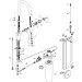Hansgrohe Aqittura M91 FilterSystem 210, Ausziehauslauf, 1jet, sBox, Starter Set Mattschwarz