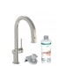 Hansgrohe Aqittura M91 FilterSystem 210, Ausziehauslauf, 1jet, Starter Set Edelstahl Finish
