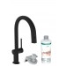 Hansgrohe Aqittura M91 FilterSystem 210, Ausziehauslauf, 1jet, Starter Set Mattschwarz