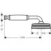 Hansgrohe AXOR Montreux 1jet Handbrause, nickel gebürstet 16320820