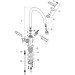 Hansgrohe AXOR Montreux 2-Griff-Waschtischarmatur 210 mit Ablaufgarnitur, nickel gebürstet 16506820