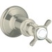 Hansgrohe AXOR Montreux Absperrventil DN15/DN20 Unterputz, nickel gebürstet 16871820