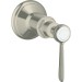 Hansgrohe AXOR Montreux Absperrventil mit Hebelgriff, Unterputz, nickel gebürstet 16872820