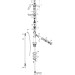 Hansgrohe AXOR Montreux Einhebel-Bidetmischer mit Ablaufgarnitur, nickel gebürstet 16526820