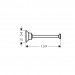 Hansgrohe AXOR Montreux Reservepapierhalter, nickel gebürstet 42028820