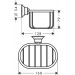 Hansgrohe AXOR Montreux Seifenkorb Wandversion, nickel gebürstet 42065830
