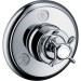 Hansgrohe AXOR Montreux Trio/Quattro Absperr- und Umstellventil DN20, nickel gebürstet 16830820