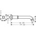 Hansgrohe AXOR Montreux Wanneneinlauf DN15/DN20, nickel gebürstet 16541820