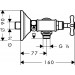 Hansgrohe AXOR Montreux Zweigriff Brausenarmatur, nickel gebürstet 16560820