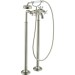 HG Zweigriff Wannenarmatur Axor Montreux Fertigset brushed nickel Bodenmontage