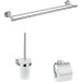 Hansgrohe Bad Accessoire 3-teiliges Set Logis Universal chrom