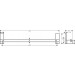 Hansgrohe Badetuchhalter 600 mm Axox Universal Rectangular PN