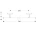 Hansgrohe Badetuchhalter Logis 600mm brushed  nickel