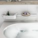 HG Badewannenset WallStoris mattweiss