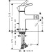 Hansgrohe Bidetmischer 100 Talis S chrom  