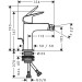 Hansgrohe Bidetmischer 110 Logis Fine chrom 