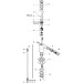 Hansgrohe Bidetmischer Axor Citterio E chrom  