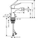 Hansgrohe Bidetmischer AXOR Citterio M chrom 