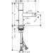 Hansgrohe Bidetmischer Axor Uno Bügelgr. BN
