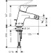 Hansgrohe Bidetmischer Focus chrom 