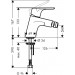 Hansgrohe Bidetmischer Focus chrom Push-Open  