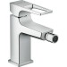 Hansgrohe Bidetmischer Metropol chrom Bügelgriff mit Push-Open Ablaufgarnitur