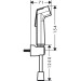 Hansgrohe Bidette Handbrause 1jet S EcoSmart mit Brausehalter und Druckschlauch 125 cm Chrom