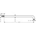 Hansgrohe Brausearm 450mm chrom  