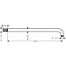 Hansgrohe Brausearm 450mm chrom  