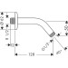 Hansgrohe Brausearm DN15 128mm 45 Grad chrom 