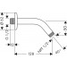 Hansgrohe Brausearm DN15 128mm 45 Grad chrom 