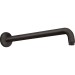 Hansgrohe Brausearm DN15 389mm Ausladung 90 Grad mattschwarz ohne Kugelgelenk