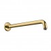 Hansgrohe Brausearm DN15 389mm Ausladung 90 Grad polished gold ohne Kugelgelenk