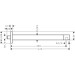 Hansgrohe Brausearm E 39 cm Mattschwarz