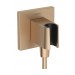 Hansgrohe Brausehalter FixFit E Porter KS für Handbrause brushed bronze