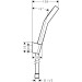 Hansgrohe Brausehalterset Activera Select S  95 2jet EcoSmart Schlauch 1250mm MSW