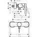 Hansgrohe Brausemischer Aufputz Zesis S  chrom