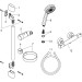 Hansgrohe Brausenkombi Croma 100 Multi/Ecostat Comfort und Brausenstange Unica'C 900mm