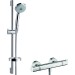 Hansgrohe Brausenkombi Croma 100 Multi/Ecostat Comfort und Brausenstange Unica'C 650mm