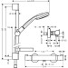 Hansgrohe Brausenkombi Croma 100 Multi/Ecostat Comfort und Brausenstange Unica'C 650mm