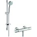 Hansgrohe Brausenkombi Croma 100 Vario EcoSmart /Ecostat Comfort und Unica'C 650mm