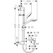 Hansgrohe Brausenkombi Croma Select S Vario/ Ecostat Comfort Unica Crometta 650mm