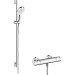 Hansgrohe Brausenkombi Crometta Vario/ Ecostat 1001 CL/Unica 900mm weiss/chrom