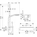 Hansgrohe Brausenkombi Raindance Select 150/ Therm.DAP Ecostat Sel.U'900mm weiss/chr.