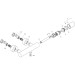 Hansgrohe Brausenmischer Aufputz Axor Uno Zerogriff chrom