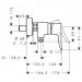 Hansgrohe Brausenmischer Aufputz Metris chrom  